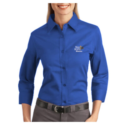 Port Authority Ladies 3/4 Sleeve Easy Care Shirt Thumbnail