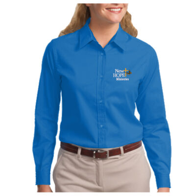 Port Authority Ladies Long Sleeve Easy Care Shirt Thumbnail